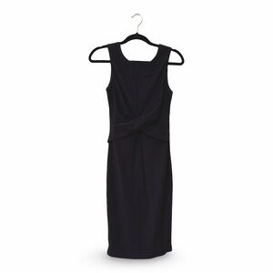 Black dress front detail. uniq. 
Small.
